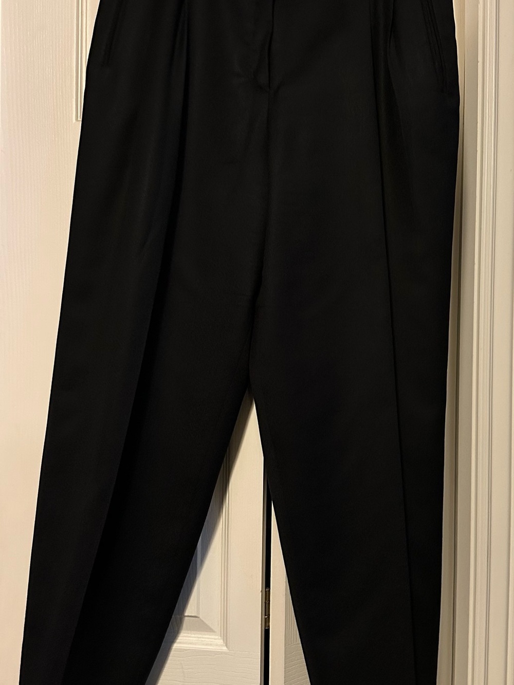 Liz Claiborne Black Textured Dress Pants